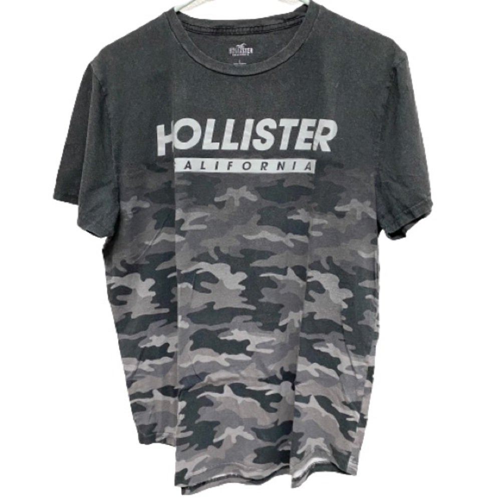 Hollister Camo‎ T-Shirt Short Sleeve 100% Cotton Size L